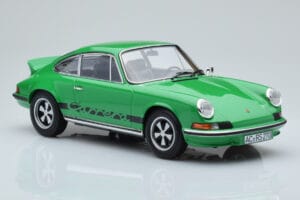 Porsche 911 Carrera RS 2.7 Grün Norev 1:18 187680 Metall – Bild 4 von 6