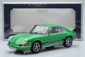 Porsche 911 Carrera RS 2.7 Grün Norev 1:18 187680 Metall – Bild 6 von 6