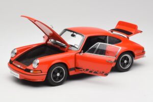 Porsche 911 Carrera RS 2.7 Orange & Schwarze Streifen AUTOart 1:18 78054 Metall – Bild 2 von 8
