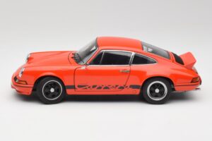 Porsche 911 Carrera RS 2.7 Orange & Schwarze Streifen AUTOart 1:18 78054 Metall – Bild 4 von 8