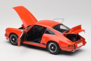 Porsche 911 Carrera RS 2.7 Orange & Schwarze Streifen AUTOart 1:18 78054 Metall – Bild 5 von 8
