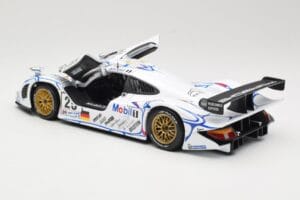 Porsche 911 GT1 #25 Porsche AG U. Alzen / J. Muller / B. Wollek 24 Hours of Le Mans 1998 Maisto 1:18 56052 Metall – Bild 5 von 8