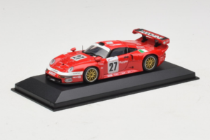 Porsche 911 GT1 #27 BMS Scuderia Italia 24 Hours of Le Mans 1997 Minichamps 1:43 430976627 Metall – Bild 2 von 4