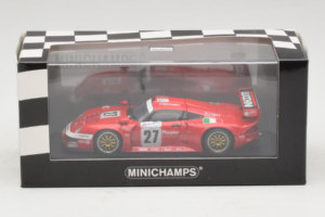 Porsche 911 GT1 #27 BMS Scuderia Italia 24 Hours of Le Mans 1997 Minichamps 1:43 430976627 Metall – Bild 4 von 4