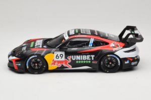 Porsche 911 GT3 Cup 992 #69 K. Rovanpera Zolder GP 2024 IXO 1:18 18RMC226 Metall – Bild 3 von 6