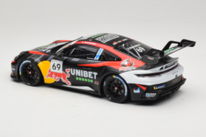 Porsche 911 GT3 Cup 992 #69 K. Rovanpera Zolder GP 2024 IXO 1:18 18RMC226 Metall – Bild 5 von 6