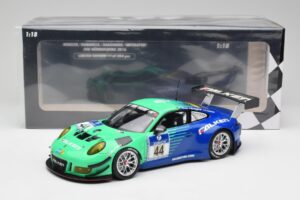 Porsche 911 GT3 R #44 Falken Motorsport W. Henzler / P. Dumbreck NBR 2016 Minichamps 1:18 155166044 Metall – Bild 6 von 6