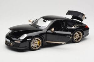 Porsche 911 997 GT3 RS Schwarz Norev 1:18 187563 Metall – Bild 2 von 8