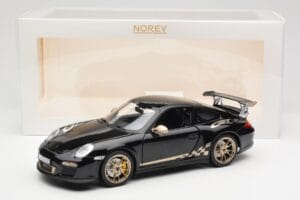 Porsche 911 997 GT3 RS Schwarz Norev 1:18 187563 Metall – Bild 8 von 8