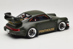 Porsche 911 RWB Penthouse Kaki Green GT Spirit 1:18 GT559 Resin – Bild 2 von 6