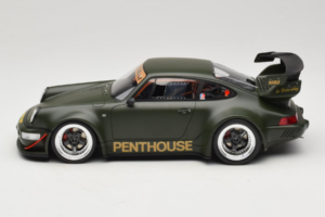 Porsche 911 RWB Penthouse Kaki Green GT Spirit 1:18 GT559 Resin – Bild 3 von 6