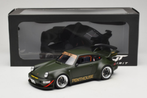 Porsche 911 RWB Penthouse Kaki Green GT Spirit 1:18 GT559 Resin – Bild 6 von 6