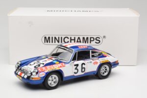 Porsche 911 S #36 B. Waldegard / C. Cheneviere 24 Hours of Le Mans 1971 Minichamps 1:18 107716836 Resin – Bild 6 von 6