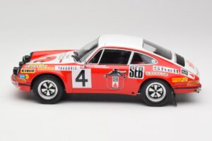 Porsche 911 S #4 G. Larrousse / M. Perramond 2nd Place Rally Monte Carlo 1972 Minichamps 1:18 107726804 Resin – Bild 3 von 6