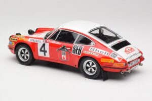 Porsche 911 S #4 G. Larrousse / M. Perramond 2nd Place Rally Monte Carlo 1972 Minichamps 1:18 107726804 Resin – Bild 5 von 6