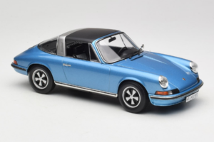 Porsche 911 S Targa Blue Metallic Norev 1:18 187646 Metall – Bild 5 von 8