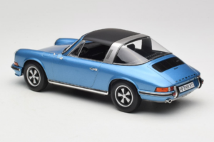 Porsche 911 S Targa Blue Metallic Norev 1:18 187646 Metall – Bild 7 von 8