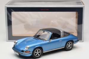 Porsche 911 S Targa Blue Metallic Norev 1:18 187646 Metall – Bild 8 von 8