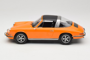 Porsche 911 T Targa Orange Norev 1:18 187220 Metall – Bild 4 von 8
