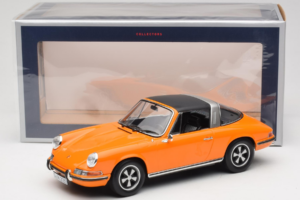 Porsche 911 T Targa Orange Norev 1:18 187220 Metall – Bild 8 von 8