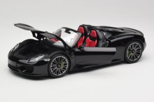 Porsche 918 Spyder Basalt Schwarz Metallic Minichamps 1:18 110062431 Metall – Bild 2 von 8
