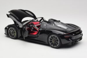 Porsche 918 Spyder Basalt Schwarz Metallic Minichamps 1:18 110062431 Metall – Bild 5 von 8