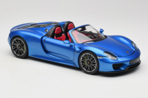 Porsche 918 Spyder Blue Metallic Minichamps 1:18 110062432 Metall – Bild 6 von 8