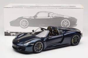 Porsche 918 Spyder Blau Metallic Minichamps 1:18 113062434 Metall – Bild 8 von 8