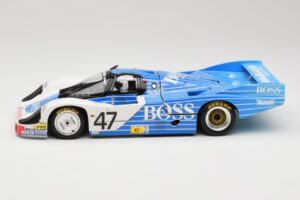 Porsche 956L #47 Hugo Boss V. Merl / H. Grohs / A. Plankenhorn 24 Hours of Le Mans 1984 Minichamps 1:18 183846947 Metall – Bild 4 von 8