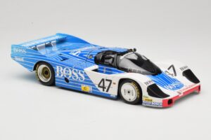 Porsche 956L #47 Hugo Boss V. Merl / H. Grohs / A. Plankenhorn 24 Hours of Le Mans 1984 Minichamps 1:18 183846947 Metall – Bild 6 von 8