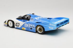 Porsche 956L #47 Hugo Boss V. Merl / H. Grohs / A. Plankenhorn 24 Hours of Le Mans 1984 Minichamps 1:18 183846947 Metall – Bild 7 von 8