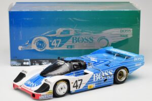 Porsche 956L #47 Hugo Boss V. Merl / H. Grohs / A. Plankenhorn 24 Hours of Le Mans 1984 Minichamps 1:18 183846947 Metall – Bild 8 von 8