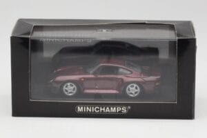 Porsche 959 Dark Red Metallic Minichamps 1:43 400062525 Metall – Bild 4 von 4