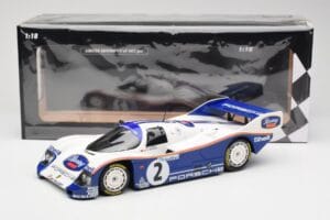 Porsche 962 #2 H-J. Stuck / D. Bell Team Porsche AG Winners 1000km Hockenheim 1985 Minichamps 1:18 155856502 Metall – Bild 6 von 6