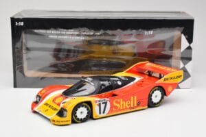 Porsche 962C #17 H-J. Stuck / D. Bell 3rd Place 200 Miles of Nürnberg Supercup 1987 Minichamps 1:18 155876517 Metall – Bild 6 von 6
