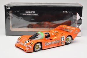 Porsche 962C #17 Jägermeister T. Boutsen / F. Jelinski 1000km Spa 1986 Minichamps 1:18 155866517 Metall – Bild 6 von 6