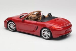 Porsche Boxster 981 S Guards Rot Minichamps 1:18 110062031 Metall – Bild 7 von 8