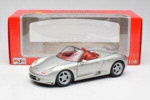Porsche Boxster 986 Silber Maisto 1:18 37800-M3 Metall – Bild 8 von 8