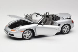 Porsche Boxster 986 Cabriolet Arctic Silber Metallic UT Models 1:18 27852 Metall – Bild 2 von 8