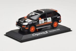 Porsche Cayenne 955 S Transsyberia #10 Schwarz Orange 2008 Minichamps 1:43 WAP02001819 Metall – Bild 2 von 4