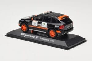 Porsche Cayenne 955 S Transsyberia #10 Schwarz Orange 2008 Minichamps 1:43 WAP02001819 Metall – Bild 3 von 4