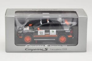 Porsche Cayenne 955 S Transsyberia #10 Schwarz Orange 2008 Minichamps 1:43 WAP02001819 Metall – Bild 4 von 4
