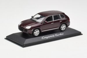 Porsche Cayenne 955 Turbo Dunkelrot Minichamps 1:43 WAPC2000113 Metall – Bild 2 von 4
