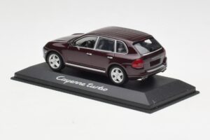 Porsche Cayenne 955 Turbo Dunkelrot Minichamps 1:43 WAPC2000113 Metall – Bild 3 von 4
