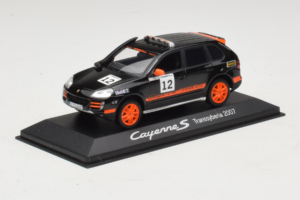 Porsche Cayenne S #12 Transsyberia 2007 Schwarz Orange Minichamps 1:43 WAP02000918 Metall – Bild 2 von 5