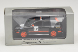 Porsche Cayenne S #12 Transsyberia 2007 Schwarz Orange Minichamps 1:43 WAP02000918 Metall – Bild 5 von 5