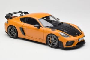 Porsche Cayman GT4 RS 982 Weissach Package Bahama Yellow Norev 1:18 187252 Metall – Bild 6 von 8