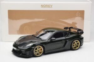 Porsche Cayman GT4 RS 982 Weissach Package Brewster Green Norev 1:18 187250 Metall – Bild 8 von 8