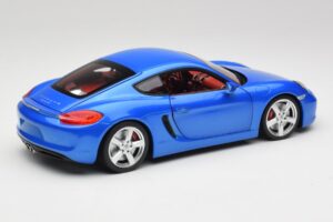 Porsche Cayman 981 S Aqua Blau Metallic Minichamps 1:18 110062221 Metall – Bild 3 von 8