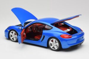 Porsche Cayman 981 S Aqua Blau Metallic Minichamps 1:18 110062221 Metall – Bild 5 von 8
